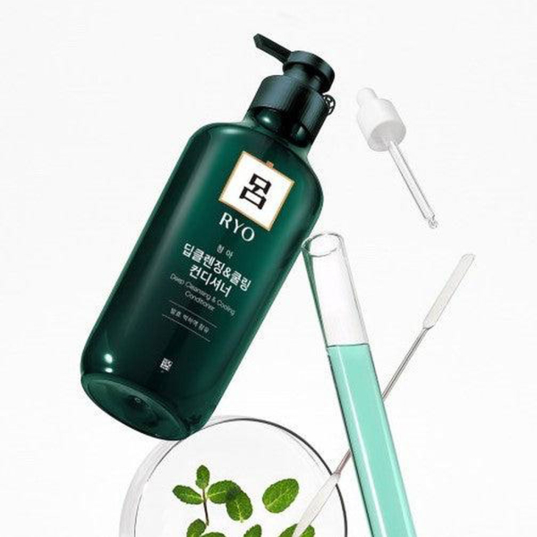 RYO Deep Cleansing & Cooling Shampoo or Conditioner 550ml - EmpressKorea