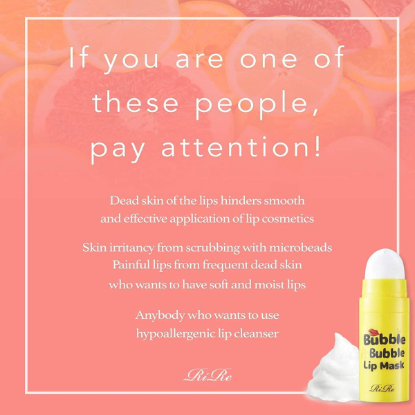 RiRe Bubble Bubble Lip Mask 12ml - EmpressKorea