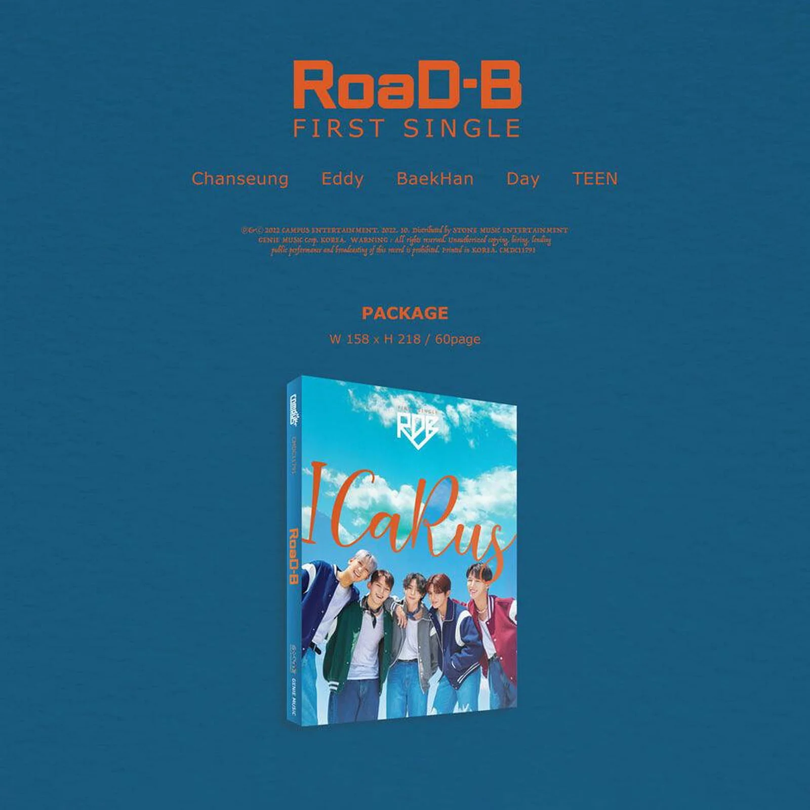 RoaD-B - 1st Single Album: Icarus - EmpressKorea