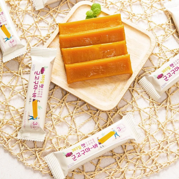 Roasted Sweet Potato Bar 60kcal made by roasting fresh sweet potatoes 365 days a year 22g X 20 pcs - EmpressKorea