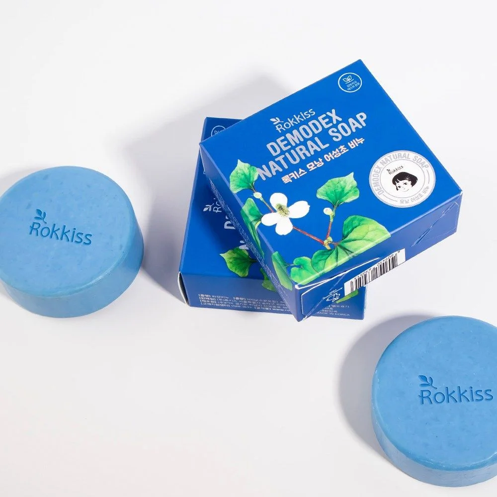 Rokkiss Hair Follicle Houttuynia cordata Cleansing Soap 100g X 2 pcs - EmpressKorea