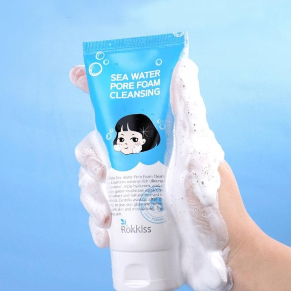 Rokkiss Sea Water Pore Foam Cleansing 120ml*2ea - EmpressKorea