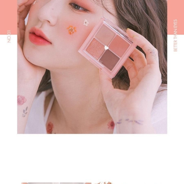 Rom&nd Better Than Eyes Eye Palette 3Colors - EmpressKorea