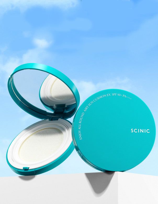 SCINIC Enjoy All Round Airy Sun Cushion EX SPF50+ PA++++ 25g - EmpressKorea