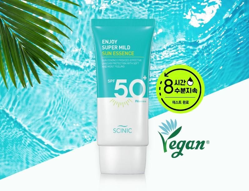 SCINIC Enjoy Super Mild Sun Essence SPF 50+ PA++++ 50ml - EmpressKorea