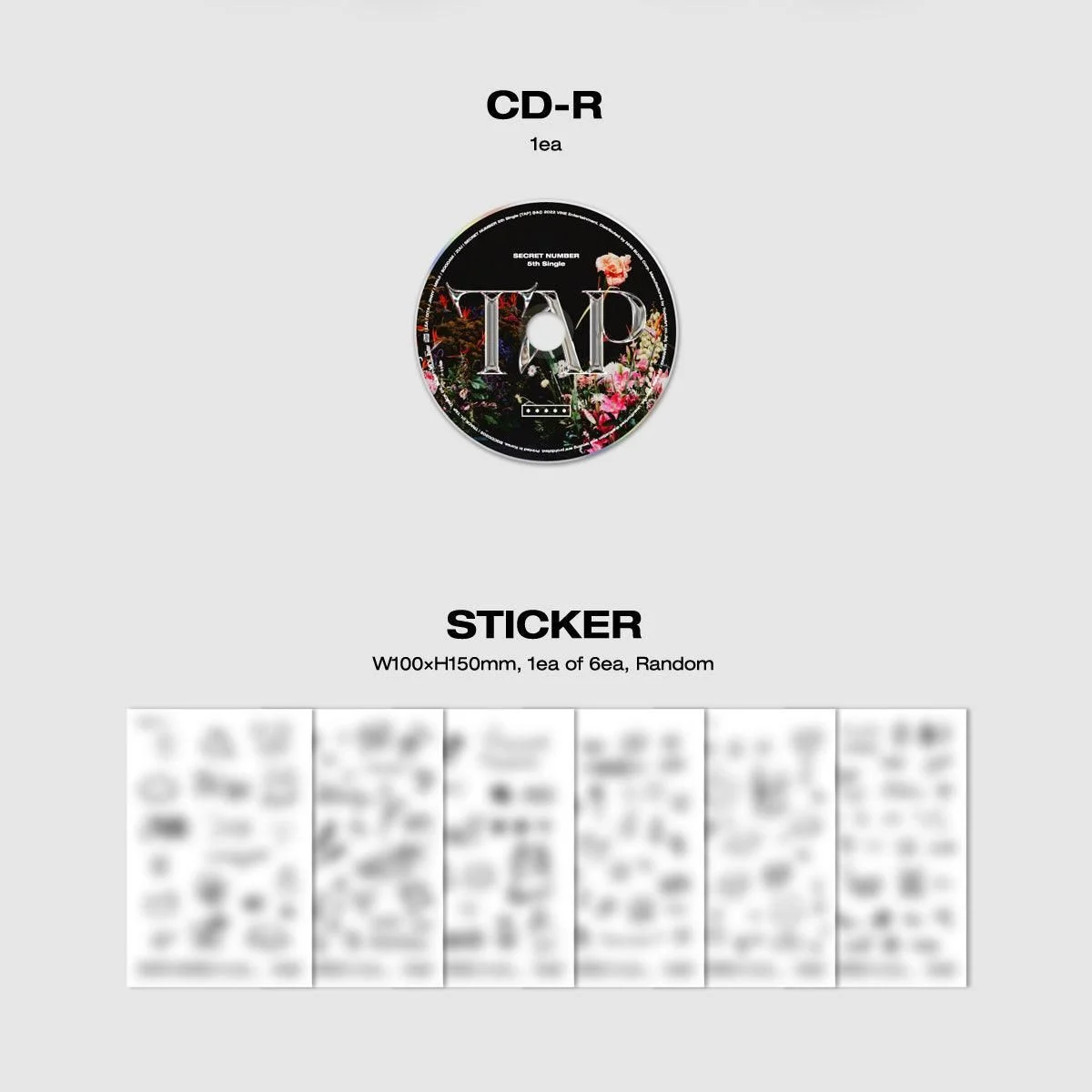 SECRET NUMBER - 5th Single Album: TAP - EmpressKorea