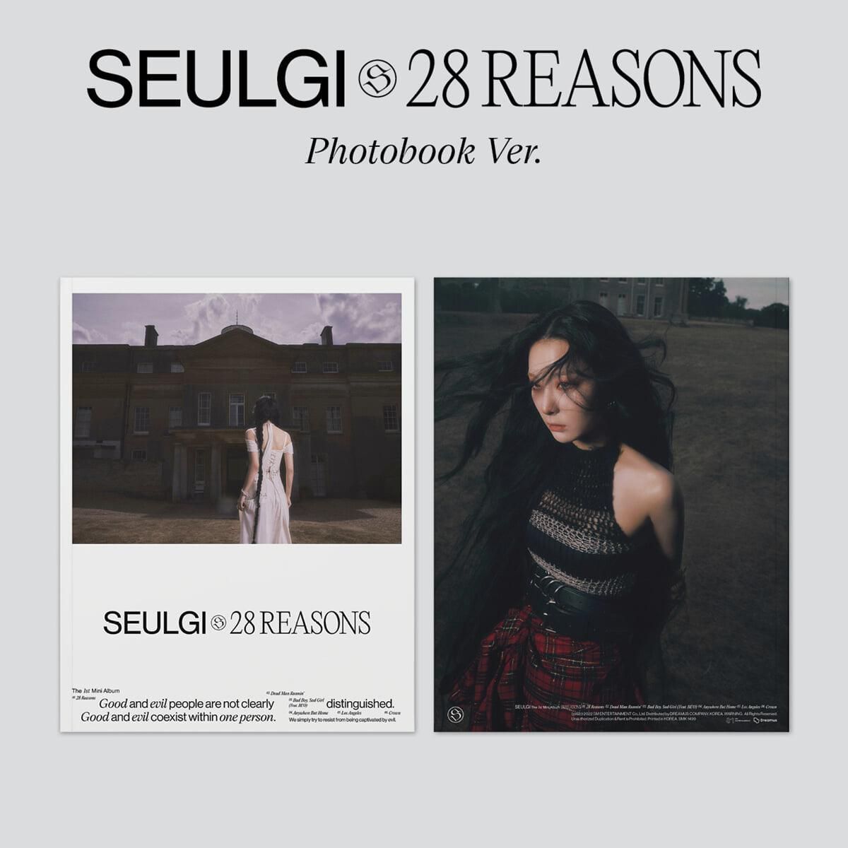 SEULGI - 1st Mini Album: 28 Reasons (Photo Book Ver.) - EmpressKorea