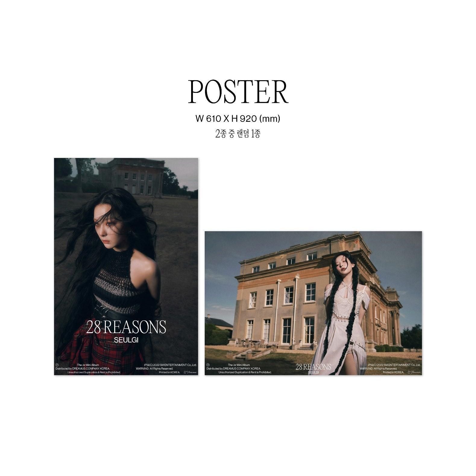 SEULGI - 1st Mini Album: 28 Reasons (Photo Book Ver.) - EmpressKorea