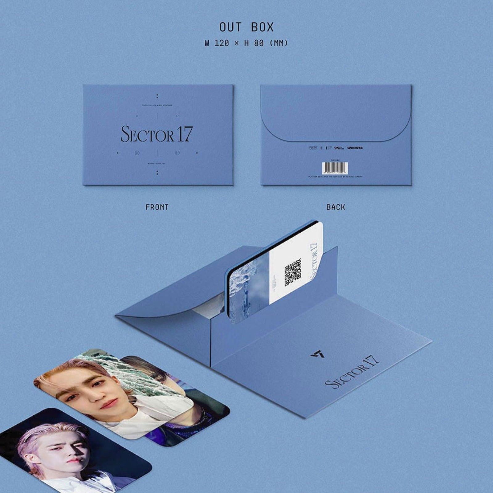 SEVENTEEN - 4th Album REPACKAGE: SECTOR 17 (Weverse Albums ver.) - EmpressKorea