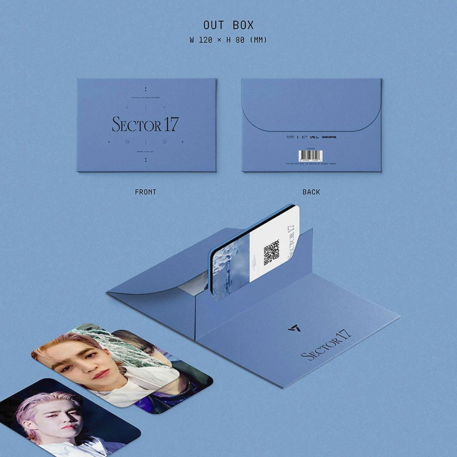 SEVENTEEN - 4th Album REPACKAGE: SECTOR 17 (Weverse Albums ver.) - EmpressKorea