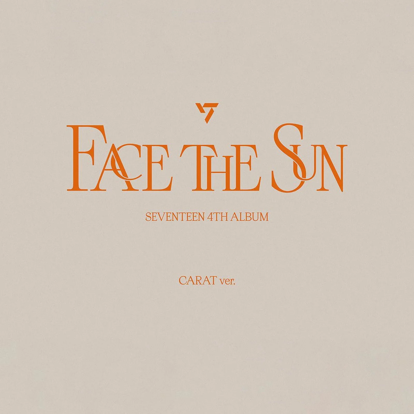 SEVENTEEN - 4th Full Album: FACE THE SUN (Carat Ver.) - EmpressKorea