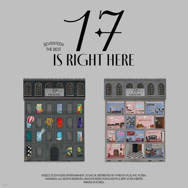 SEVENTEEN - SEVENTEEN BEST ALBUM '17 IS RIGHT HERE' - EmpressKorea
