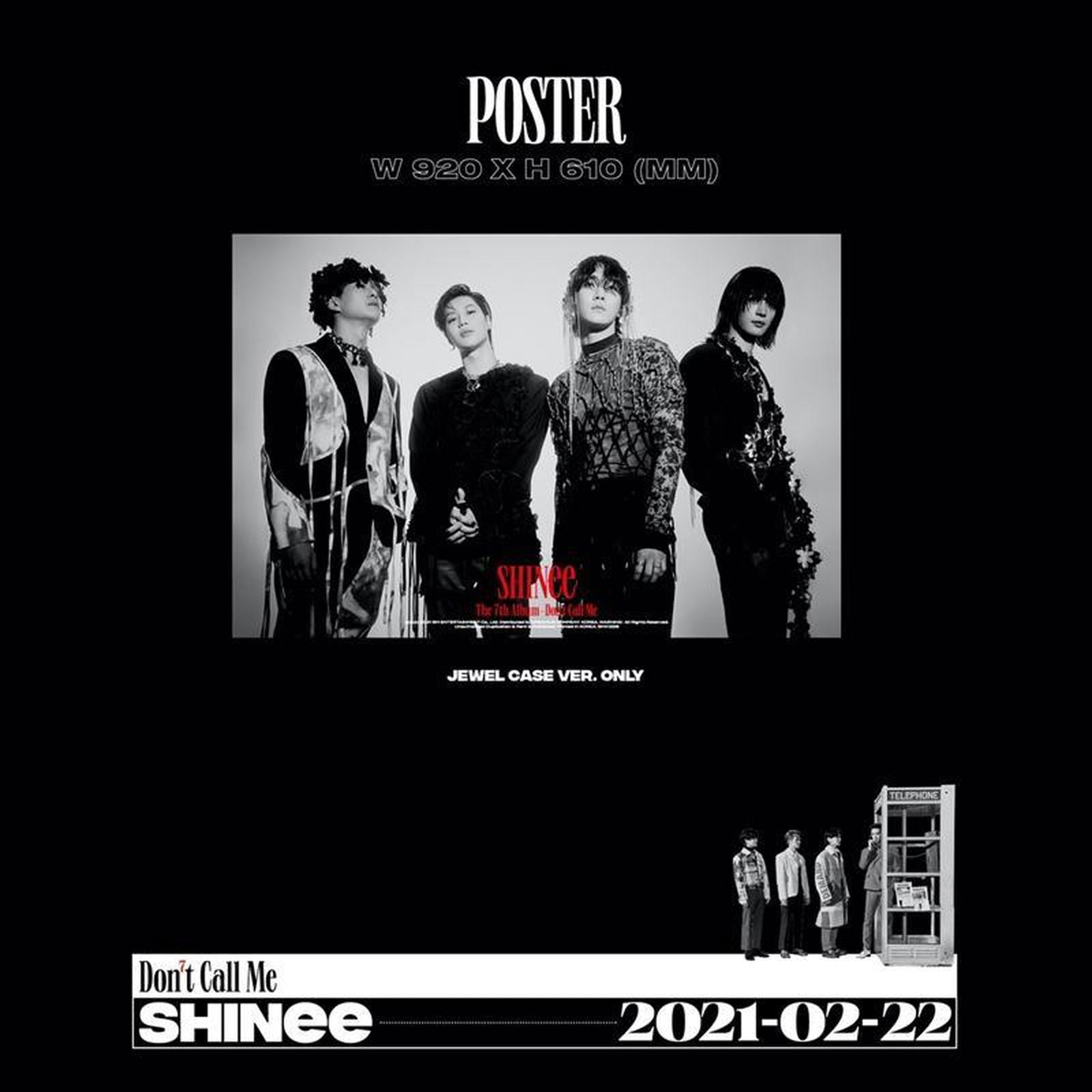 SHINee - 7th Album: Don't Call Me (Jewel Case Ver.) - EmpressKorea