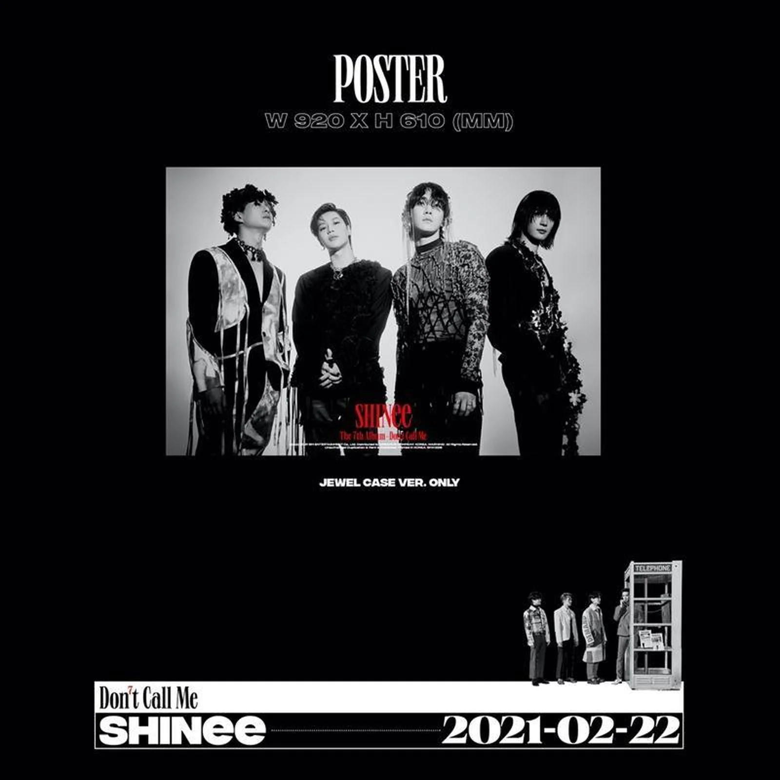 SHINee - 7th Album: Don't Call Me (Jewel Case Ver.) - EmpressKorea