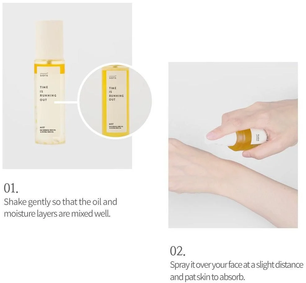 SIORIS Time Is Running Out Mist 100ml - EmpressKorea