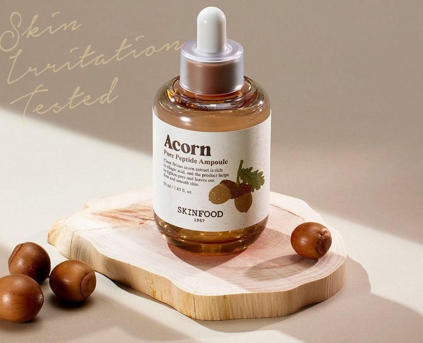 SKINFOOD Acorn Pore Peptide Ampoule 55ml - EmpressKorea