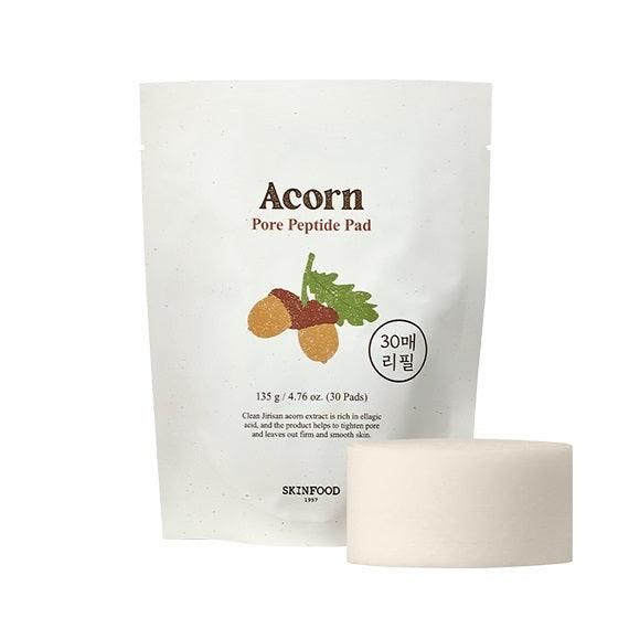 SKINFOOD Acorn Pore Peptide Pad 250ml 60EA - EmpressKorea