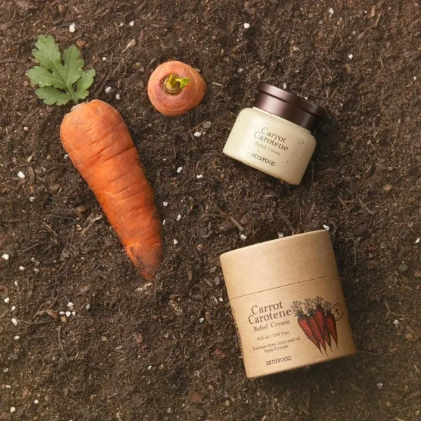 SKINFOOD Carrot Carotene Relief Cream 55ml - EmpressKorea