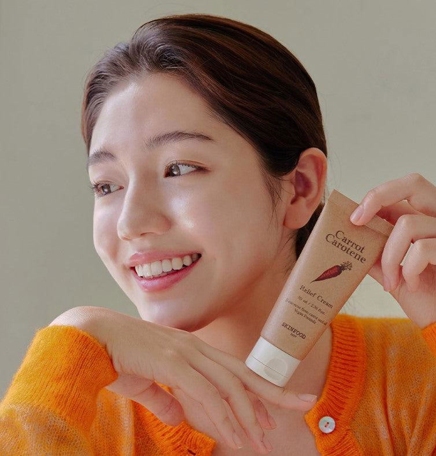 SKINFOOD Carrot Carotene Relief Cream (Tube Type) 70ml - EmpressKorea