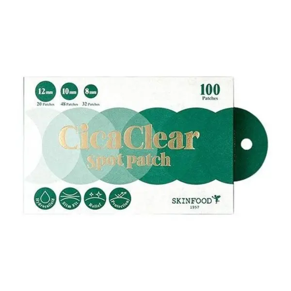 SKINFOOD Cica Clear Spot Patch (100 patches) 1EA - EmpressKorea