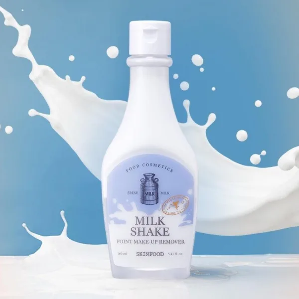 SKINFOOD Milk Shake Point Make-Up Remover 160ml - EmpressKorea