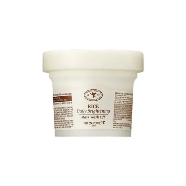 SKINFOOD Rice Daily Brightening Mask Wash Off 210g - EmpressKorea