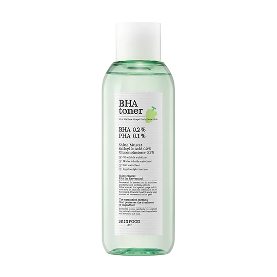 SKINFOOD Shine Muscat BHA Toner 200ml - EmpressKorea