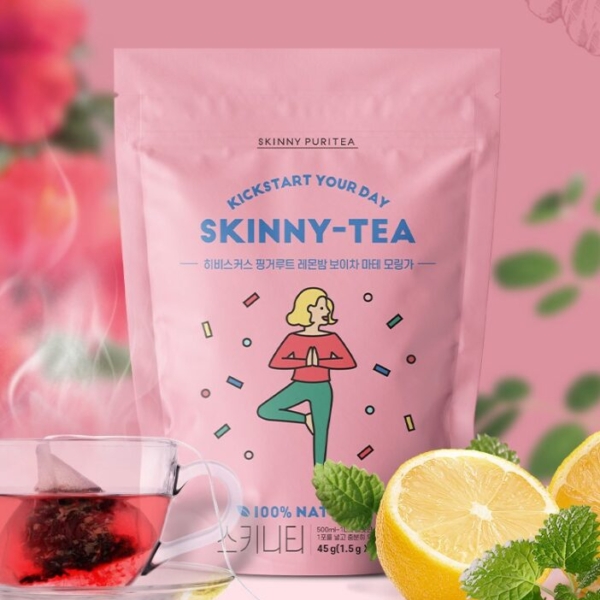 SKINNY PURITEA Skinny Tea 1.5g*30pcs - EmpressKorea