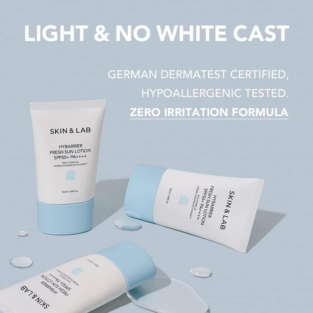 SKIN&LAB Hybarrier Fresh Sun Lotion SPF 50+ PA++++ 50ml - EmpressKorea