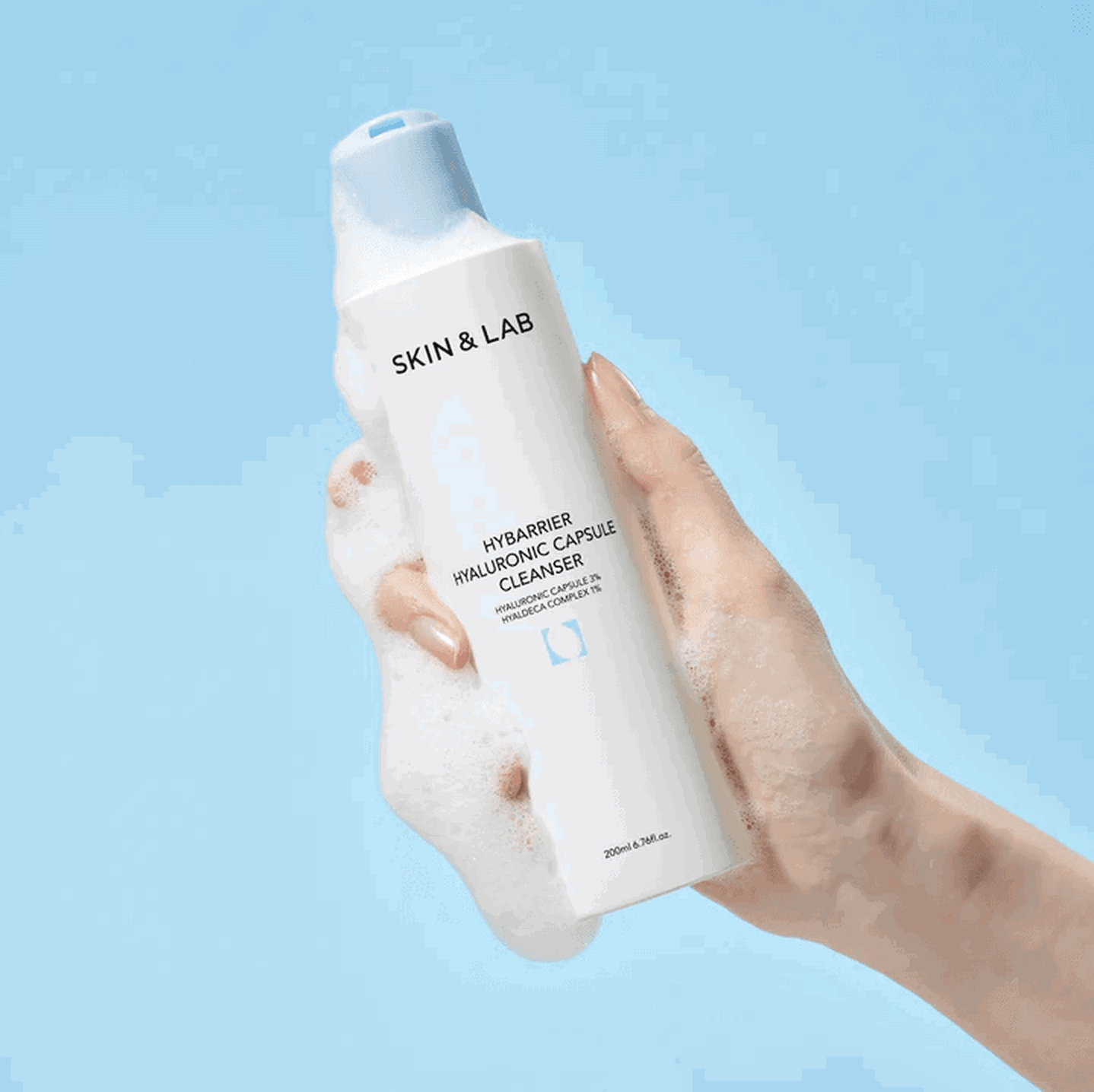 SKIN&LAB Hybarrier Hyaluronic Capsule Cleanser 200ml - EmpressKorea