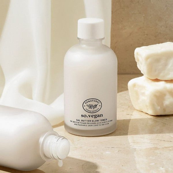 SO.NATURAL So Vegan Salbutter Glow Toner 150ml - EmpressKorea