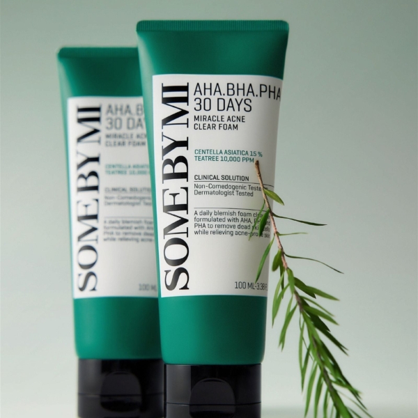 SOME BY MI AHA. BHA. PHA 30 Days Miracle Acne Clear Foam 100ml - EmpressKorea