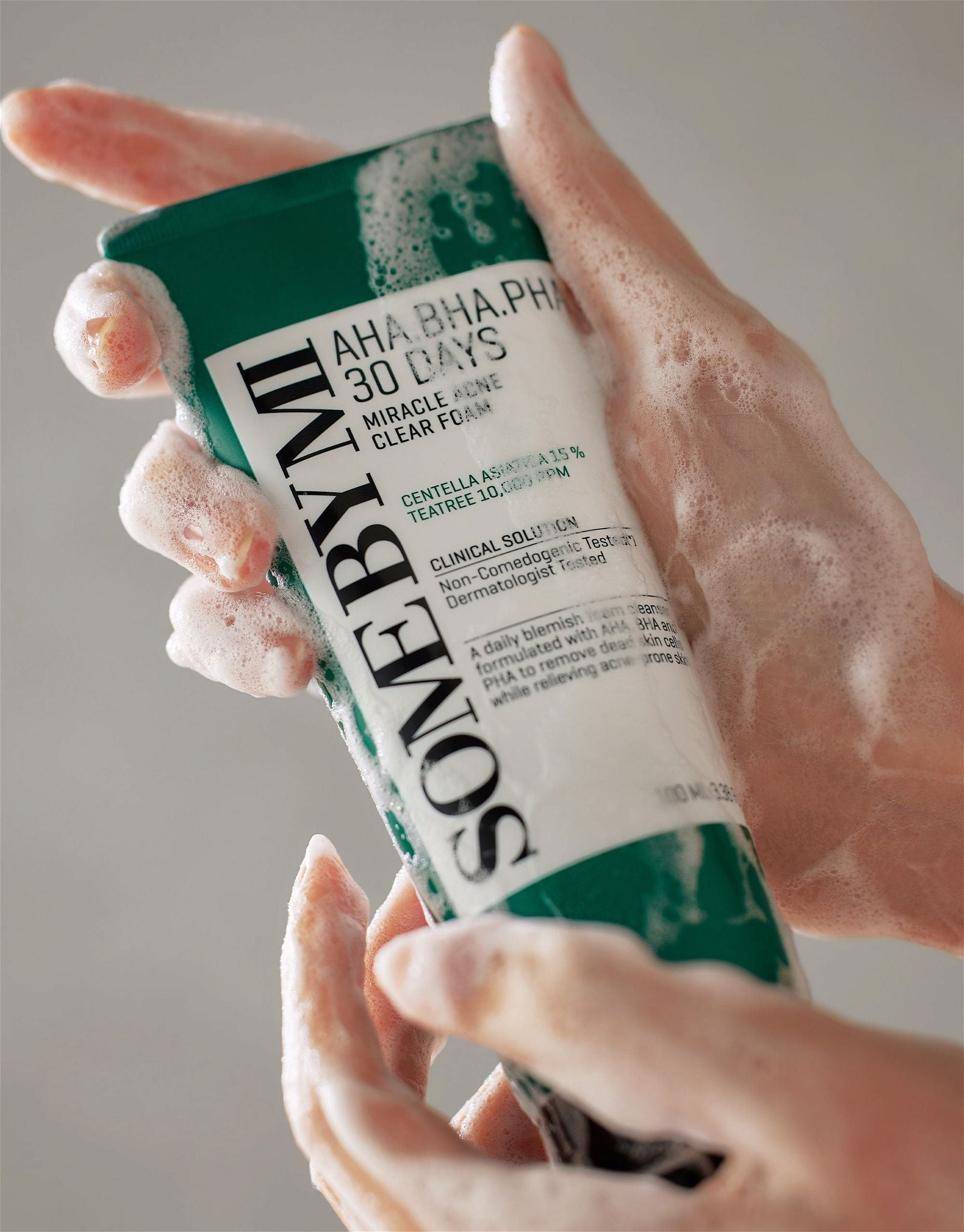 SOME BY MI AHA. BHA. PHA 30 Days Miracle Acne Clear Foam 100ml - EmpressKorea