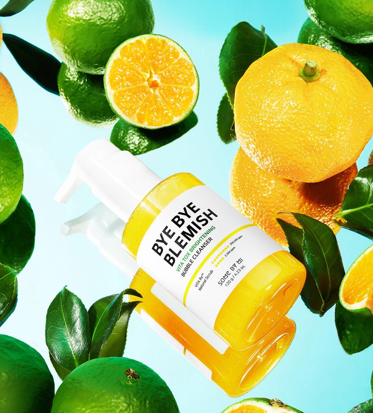 SOME BY MI Bye Bye Blemish Vita Tox Brightening Bubble Cleanser 120g - EmpressKorea