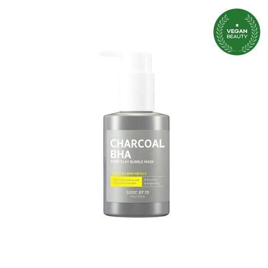 SOME BY MI Charcoal BHA Pore Clay Bubble Mask 120g - EmpressKorea