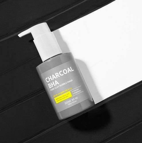 SOME BY MI Charcoal BHA Pore Clay Bubble Mask 120g - EmpressKorea