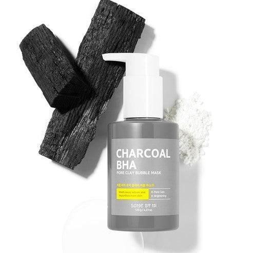 SOME BY MI Charcoal BHA Pore Clay Bubble Mask 120g - EmpressKorea