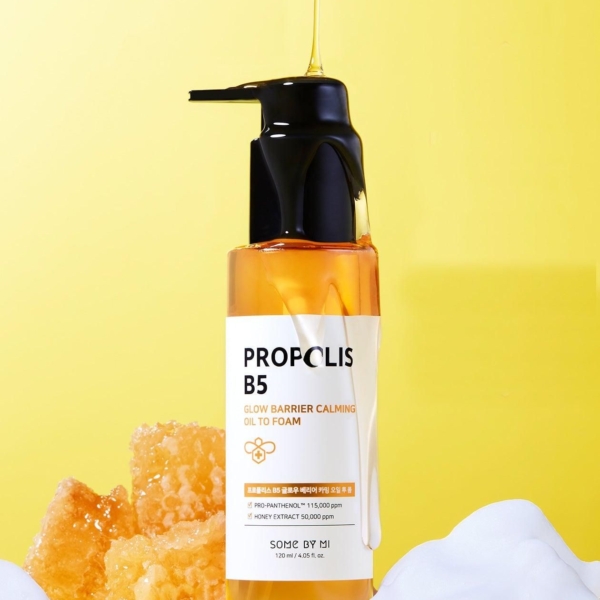 SOME BY MI Propolis B5 Glow Barrier Calming Oil to Foam 120ml - EmpressKorea