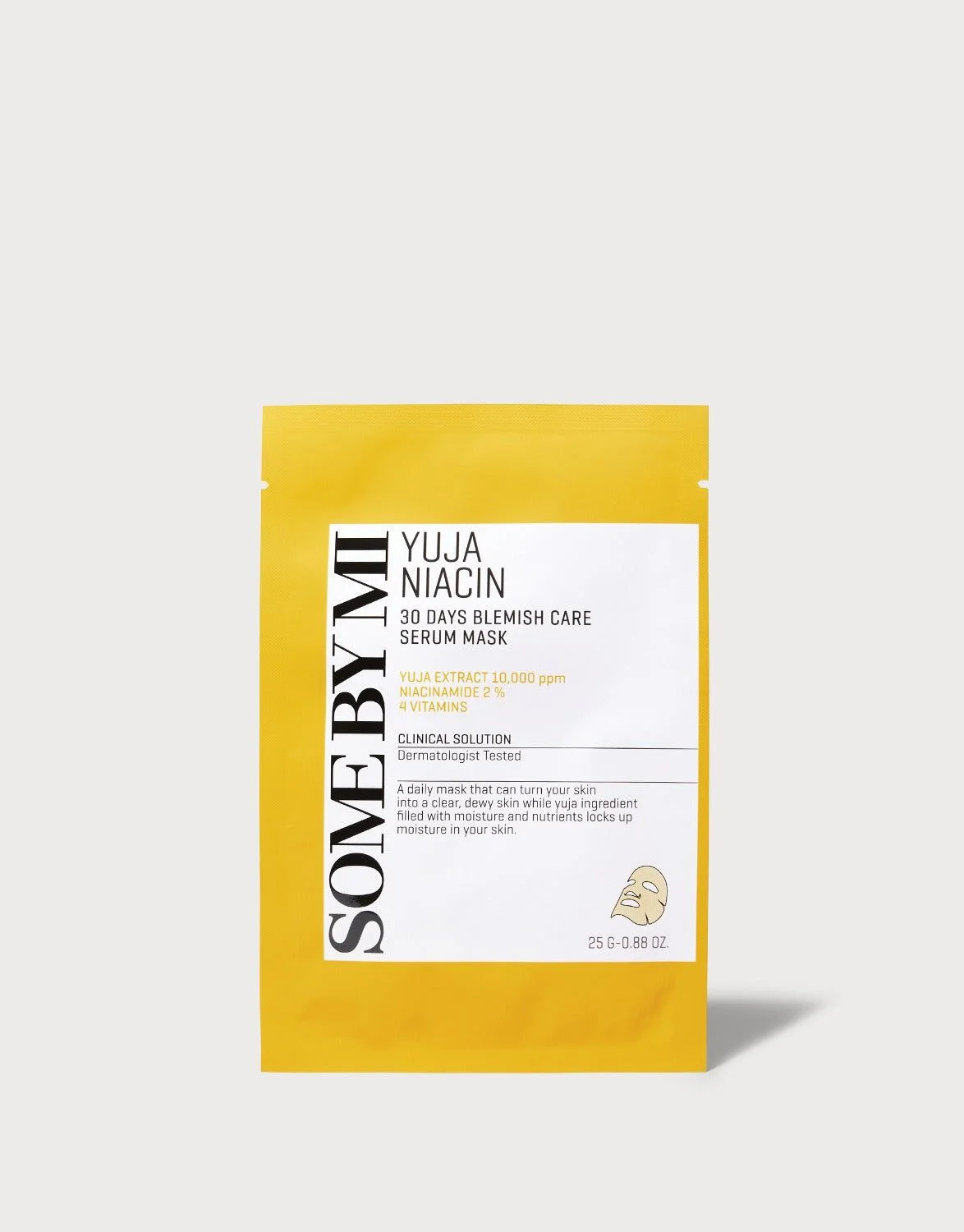 SOME BY MI Yuja Niacin 30 Days Blemish Care Serum Sheet Mask 25ml*10pcs - EmpressKorea