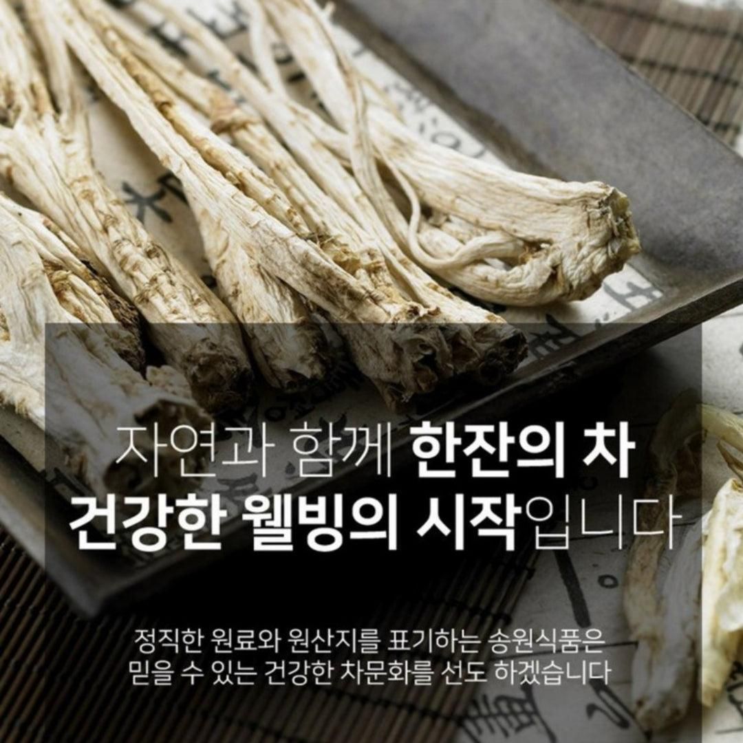 SONGWON Korean Balloon Flower Tea 100 Tea Bags Large Capacity Tea Good for Throat and Cough Korean Tea - EmpressKorea