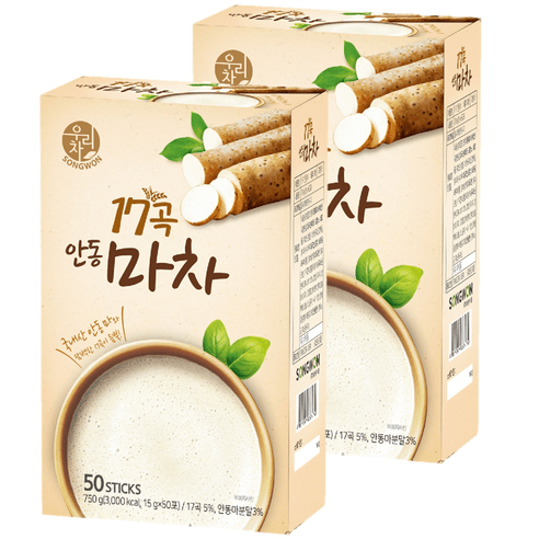SONGWON Woori Tea 17 grains of Andong Matcha 15g, 100ea - EmpressKorea