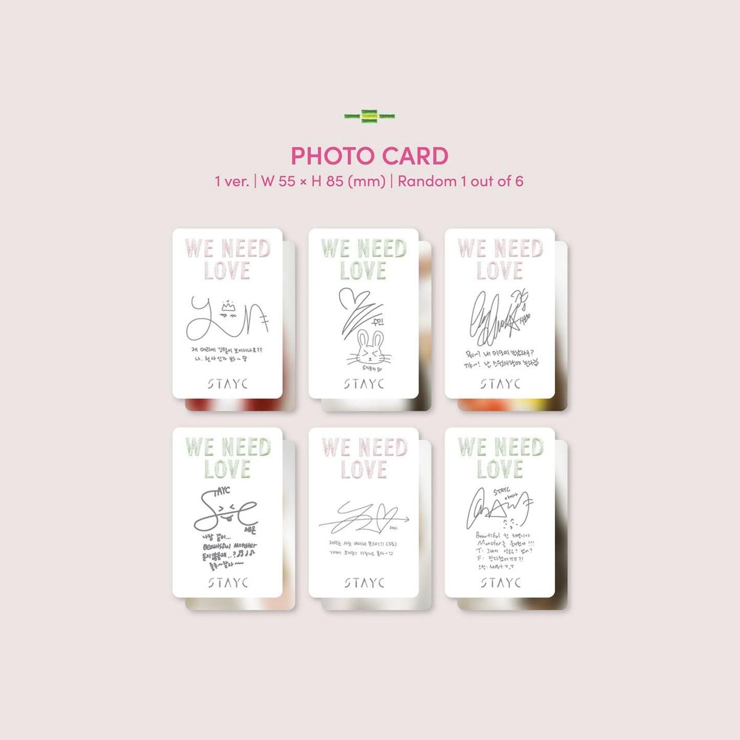 STAYC - 3rd Single Album: WE NEED LOVE (Digipack Ver.) Limited Edition - EmpressKorea