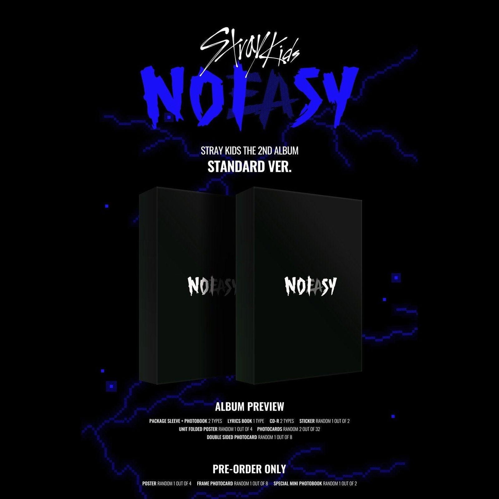 STRAY KIDS - 2nd Album: NOEASY (Standard Version) - EmpressKorea