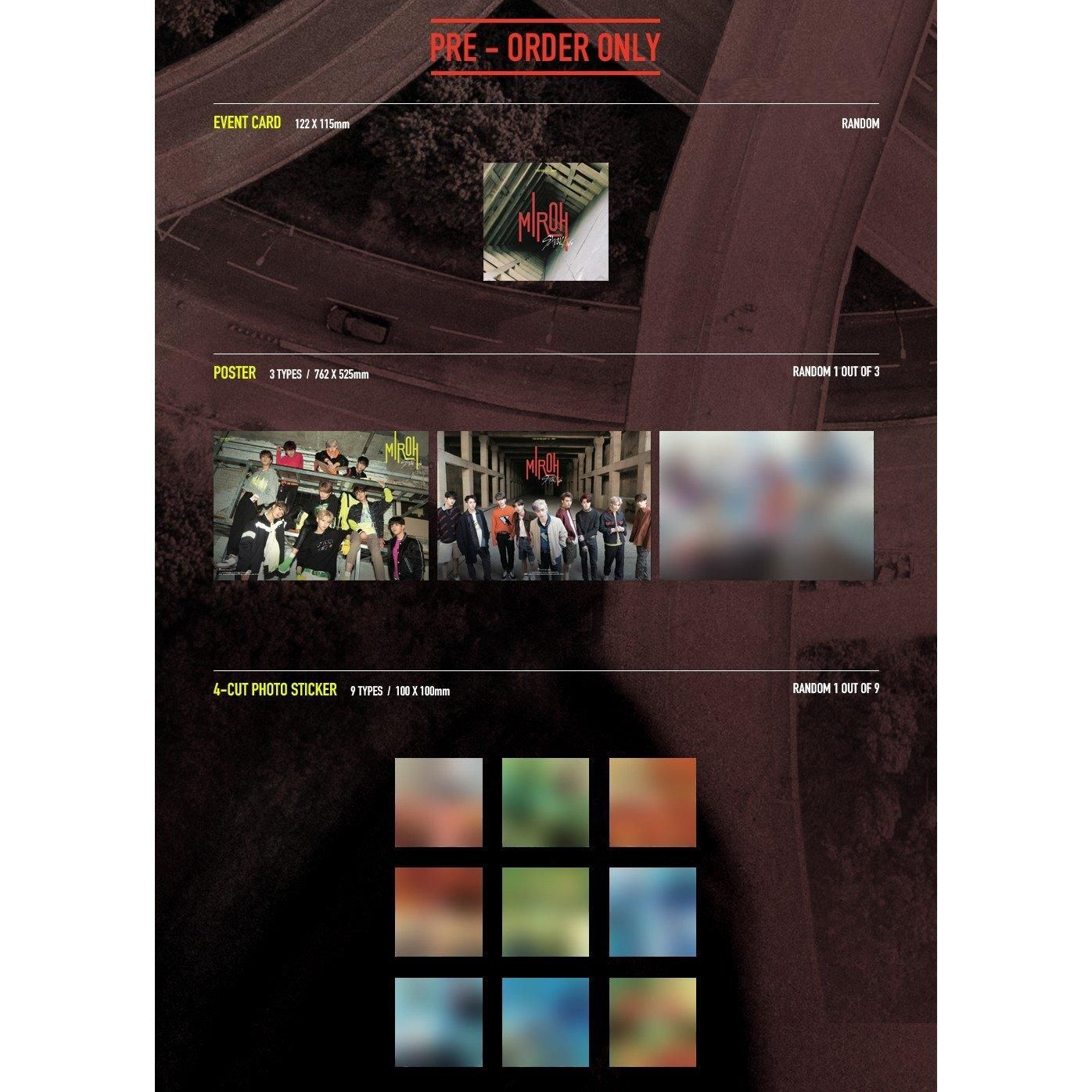 STRAY KIDS - 4th Mini Album - Clé 1 : MIROH Normal Ver. - EmpressKorea