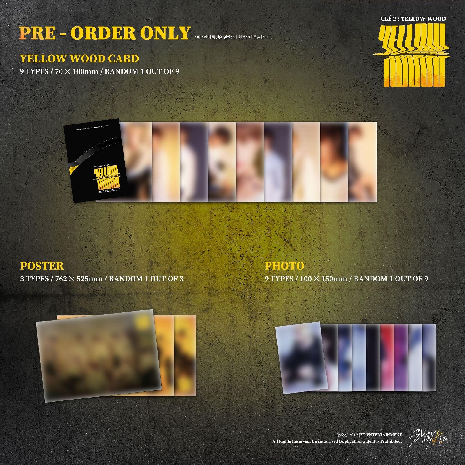 STRAY KIDS - Special Album - Clé 2 : Yellow Wood Normal Ver. - EmpressKorea