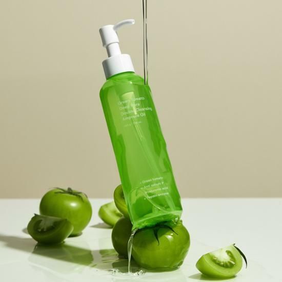 SUNGBOON EDITOR Green Tomato Deep Pore Double Cleansing Ampoule Oil 200ml - EmpressKorea
