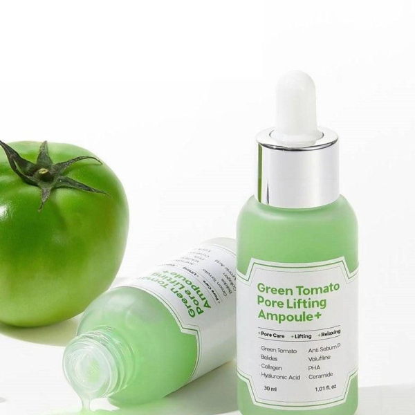 SUNGBOON EDITOR Green Tomato Pore Lifting Ampoule +  30ml*2 - EmpressKorea