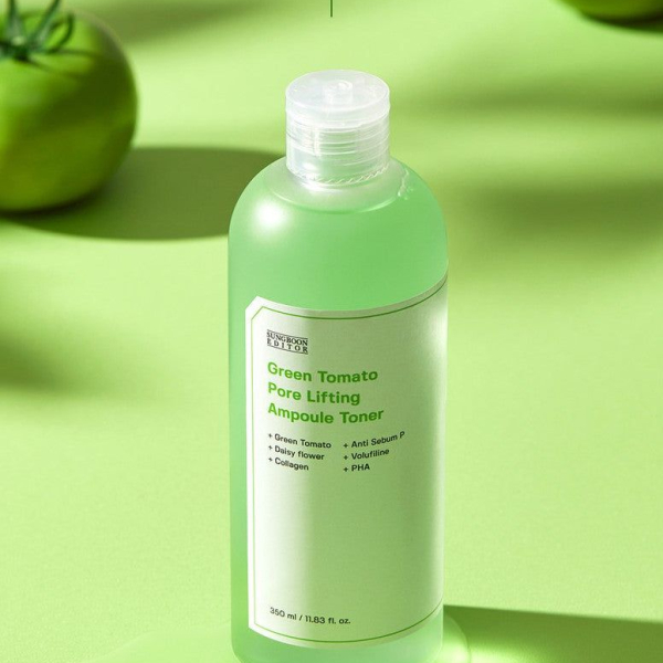 SUNGBOON EDITOR Green Tomato Pore Lifting Ampoule Toner 350ml - EmpressKorea