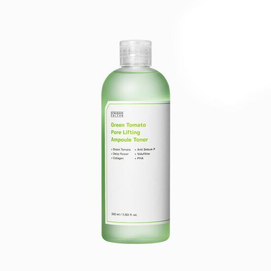 SUNGBOON EDITOR Green Tomato Pore Lifting Ampoule Toner 350ml - EmpressKorea