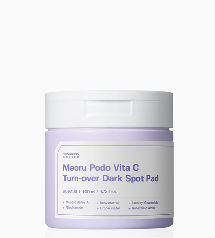 SUNGBOON EDITOR Meoru Podo Vita C Turn-over Dark Spot 60Pads 140ml - EmpressKorea